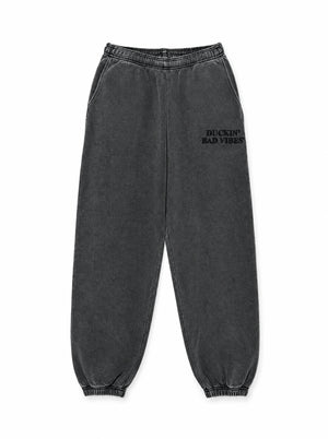 DUCKIN BAD VIBES EMBROIDERED SWEATPANTS