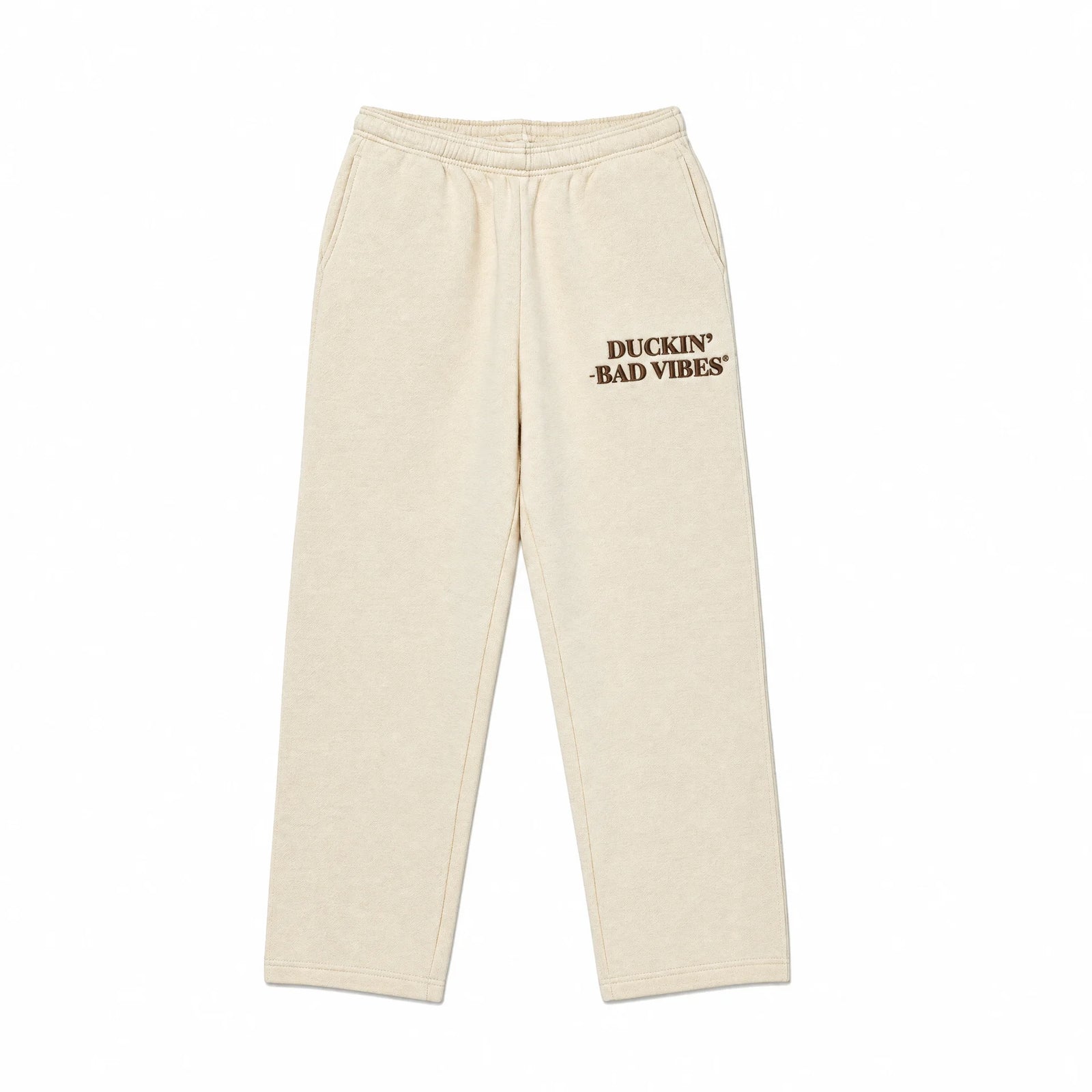 DUCKIN BAD VIBES EMBROIDERED SWEATPANTS